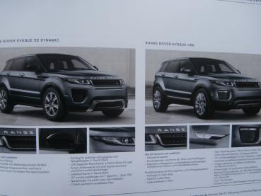 Land Rover Range Rover Evoque Typ L538 +Cabriolet +HSE +Black Design Paket 2016 NEU