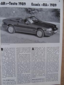 Automobil Revue Katalog 1990 Alle Autos der Welt Ratgeber Autokauf Preisliste Betriebskosten Technik Umschau