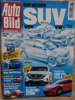 Auto Bild 36/2018 Kia Sportage Hybrid, Hyundai Santa Fe vs. Skoda Kodiaq,Audi A6 Avant,VW Golf4 (Typ 1J1),