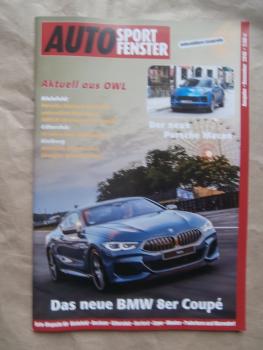 Auto Sport Fenster 12/2018 BMW 8er Coupé G15,Porsche Macan,Opel Combo Cargo,BMW R 1250,Fabia Combi Scoutline,Wrangler