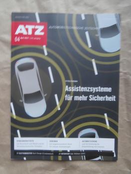 ATZ 4/2017 Assistenzsysteme für mehr Sicherheit,Sensorik,Hybridwerkstoffe,