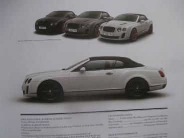 Bentley Continental Supersports Convertible Prospekt the fastest car on Ice 2011