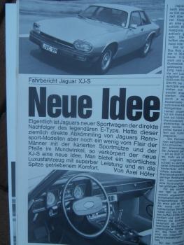 auto revue 10/1975 Opel Ascona 1.9,Renault 30TS,Opel Kadett GT/E,Jaguar XJ-S,Simca 1307/1308,