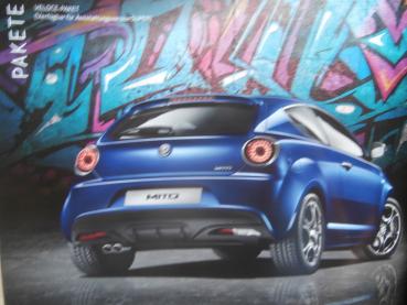 Alfa Romeo Mito +Super +Veloce Prospekt Juli 2016 Großformat