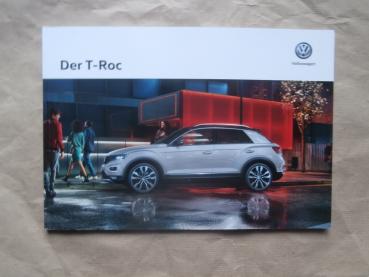 VW T-Roc (Typ A1) Sport Style +R-Line Katalog Juli 2018