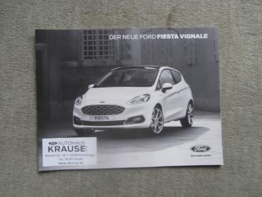 Ford Fiesta Vignale Benziner 74kw 92kw 103kw +Diesel 63kw 88kw Preisliste 15. September 2017