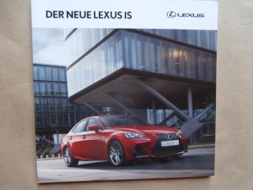Lexus IS (XE3) +Business Edition F Sport 200t 300h Oktober 2016 +Preisliste