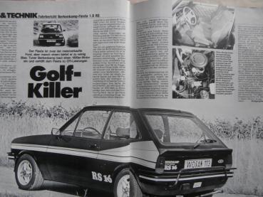 Sportfahrer 8/1980 Mazda RX-7 Wankel im Test,Berkenkamp RS1.6 Ford Fiesta,Lancia Delta 1.5,