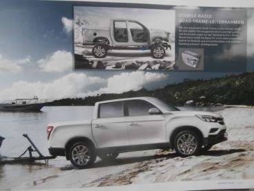SsangYong Musso 2WD 4WD Prospekt Juni 2018+Preise
