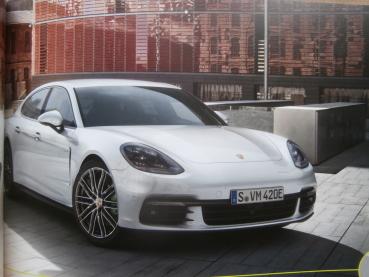 Porsche E-Performance Panamera 4 E-Hybrid Cayenne S E-Hybrid Prospekt September 2016