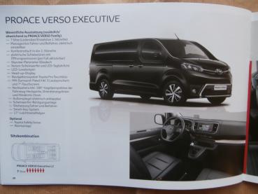 Toyota Proace Verso Prospekt September 2016 +Preisliste NEU