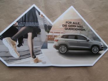 Skoda Karoq Flyer Vorstellung ausklappbar 2017