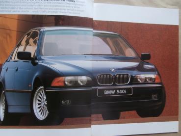 BMW 528i 540i E39 Sedan Prospekt US +Color and Upholstery March 1996