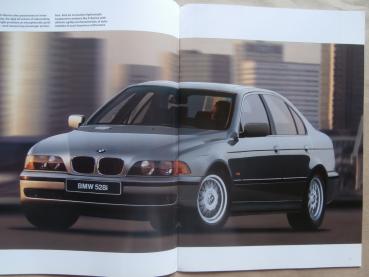 BMW 528i 540i E39 Sedan Prospekt US +Color and Upholstery March 1996