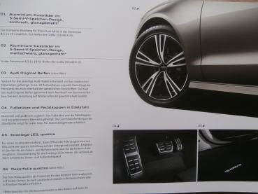 Audi A6 Typ4G Original Zubehör Prospekt Juni 2016