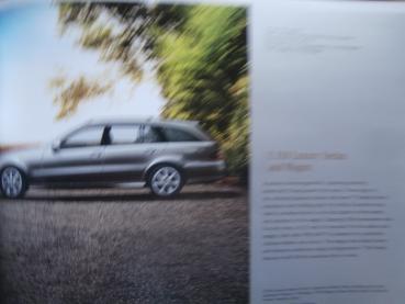 Mercedes Benz E-Class 2009 Sedan and Wagon E350 E320 BlueTEC E550 +E63 AMG W211 USA Carbrochure