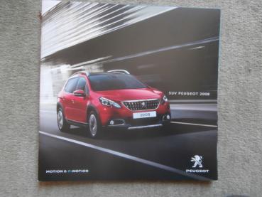 Peugeot 2008 SUV GT Line Prospekt Mai 2019+Preisliste