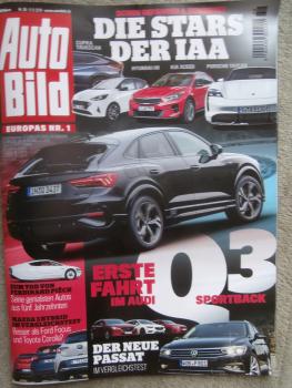 Auto Bild 36/2019 Kia XCeed,Q3 Sportback,VW e-Käfer,Mini One 1.2 F56,Opel Corsa B 1.7D,