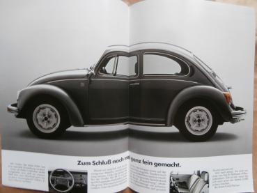 VW Käfer Jubiläums Modell Prospekt 1985 NEU Rarität