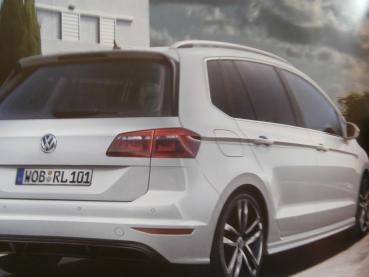 VW Golf7 Sportsvan +R-Line Prospekt Oktober 2016 NEU