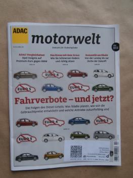 adac motorwelt 4/2018 Insignia Sports Tourer 1.5DI Turbo vs. BMW 520i Touring Steptronic G31,