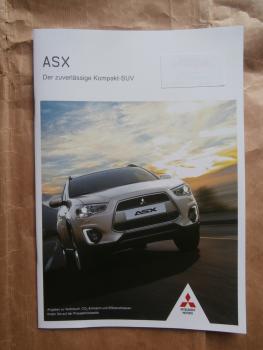 Mitsubishi ASX +Preisliste Juli 2015 Prospekt NEU