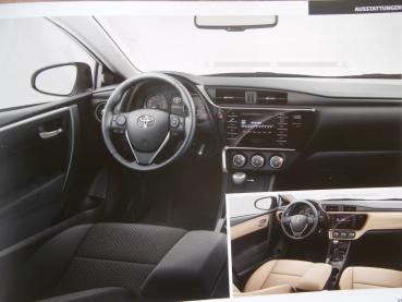 Toyota Corolla E170 +Edition +Executive Prospekt +Preisliste März 2017