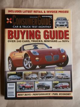 Consumer Guide Buying Guide 11/2005 Mazda 3,Dodge Ram, Hummer H3, Honda Odyssey,Lexus GS,Ford Five Hundred