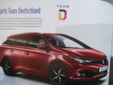 Toyota Auris +Touring Sports Katalog Januar 2018+Team Deutschland +Executive +Style Seleciton +Preisliste