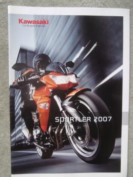 Kawasaki Sportler 2007 Z1000 Z750 Katalog