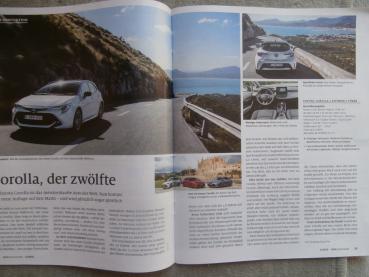 adac motorwelt 3/2019 Citroen Berlingo vs. Opel Combo,neue Toyota Corolla,