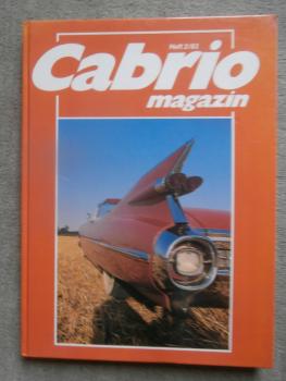Cabrio magazin 2/1983 Treser Turbo,Styling Garage,PHantom VI Cabriolet,Kollinger Lotus Esprit Turbo,Keinath Ascona KC 3
