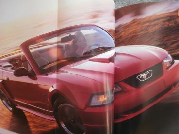Ford Focus +Mustang +Convertible +ZX2 USA Katalog 2001 Brochure Englisch