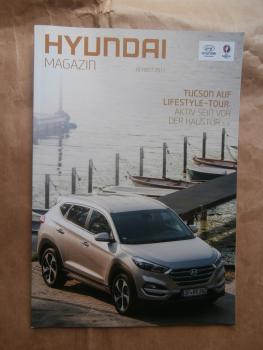 Hyundai Magazin Herbst 2015 Tuscon auf Lifestyle-Tour,i20 Active,930 Turbo,ix35 Fuel Cell