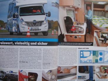 Auto Bild reisemobil 1/2 2018 Ahorn ACT 590 vs. Sun Living S60 SP, Pössl Summit 640 Dauertest,