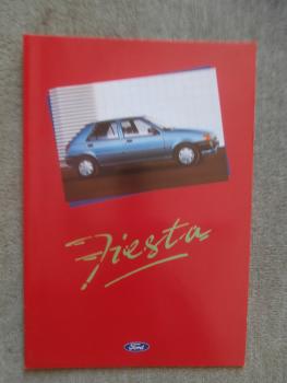 Ford Fiesta +S +XR2i Katalog 1990 +Preisliste