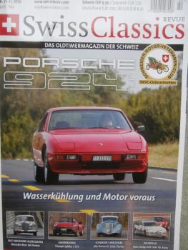 Swiss Classics Revue April/Mai 2019 Porsche 924, Mercedes-Benz 190 Ponton,Kaufberatung Triumph Spitfire/GT6
