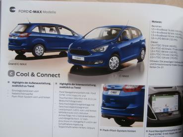 Ford C-Max & Grand C-Max Prospekt November 2016 NEU