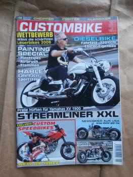 Custombike 5/2008 Streamliner XXL Yamaha XV 1900, KTM Duke 690,Honda CB 400