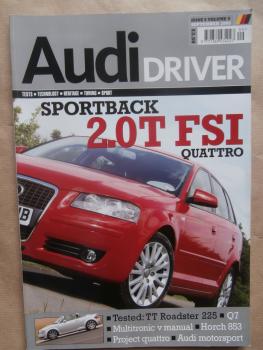 Audi Driver 9/2005 A3 2.0TFSI quattro Sportback,Horch 853,TT Roadster quattro 225,