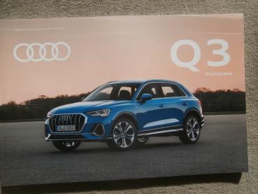 Audi Q3 (Typ F3) 35TFSI 110kw 40TFSI quattro 140kw 45TFSI quattro 169kw 35TDI 110kw 40TDI 140kw 11/2018
