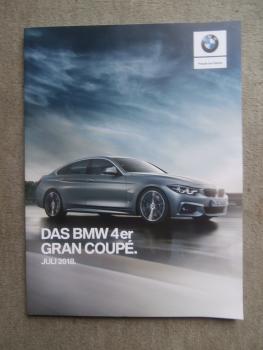 BMW 420i 430i 440i,418d, 420d 430d 435d +xDrive F36 Gran Coupé +M Sport +Preise 7/2018