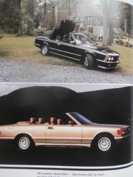 Cabrio magazin 2/1983 Treser Turbo,Styling Garage,PHantom VI Cabriolet,Kollinger Lotus Esprit Turbo,Keinath Ascona KC 3