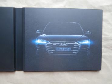 Audi A8 Typ 4N Sanduhr Prospekt September 2017 Vorstellung VIP Rarität NEU