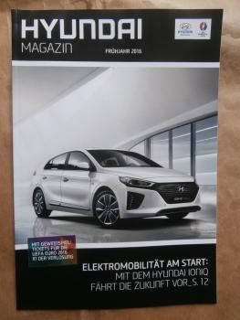 Hyundai Magazin Frühjahr 2016 Elektromobilität Ioniq,i20 WRC,i20 Active
