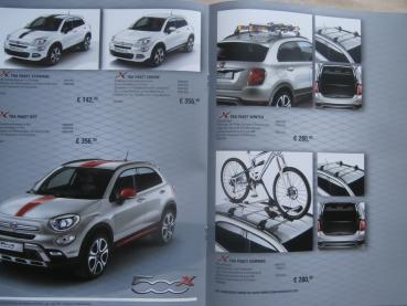 Fiat Mopar Original Zubehör Tipo +124 spider +500 +500x +500L +Panda +Fullback Oktober 2017
