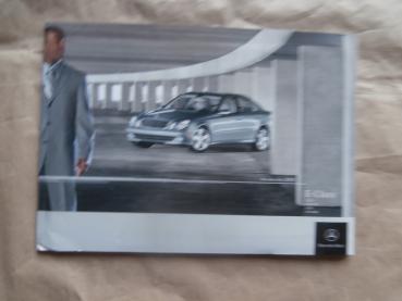 Mercedes Benz E-Class 2005 E320 +CDI E500 E55 AMG USA Carbrochure +T-Modell +designo