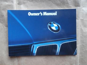 Owner"s Manual 525i 535i M5 E34 Limousine NEU