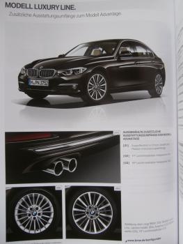 BMW 318i 320i 330e iPerformance 330i +xDrive 340i,316d,318d,320d,+EDE,325d,330d,335d xDrive Juli 2016 F30