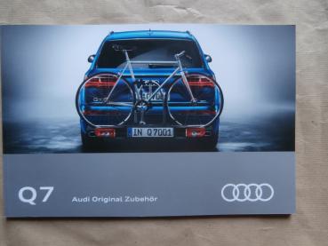 Audi Q7 Typ 4M Original Zubehör Prospekt Juni 2016